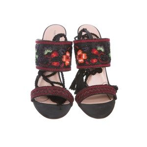 Alberta Ferretti Beautiful Beaded Heels